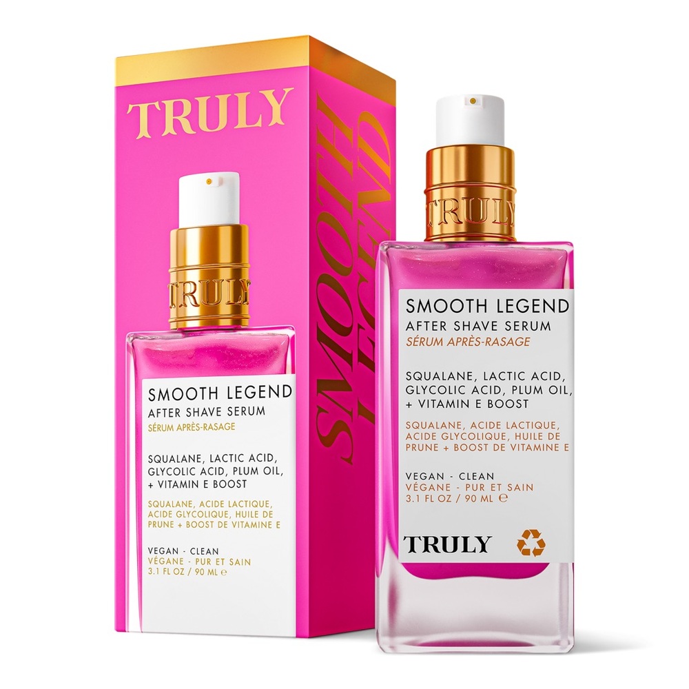 NEW TRULY Smooth Legend After Shave Serum - Smooths, Softens and Exfoliates